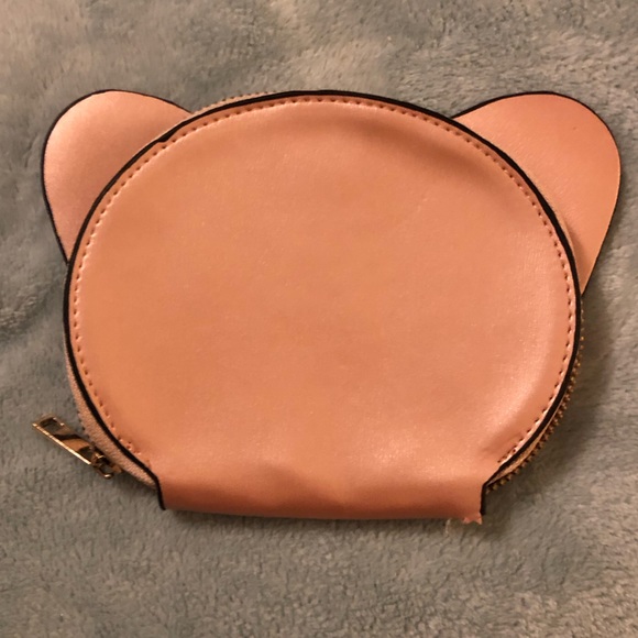 NWOT sleepy kitty coin purse - Picture 3 of 6